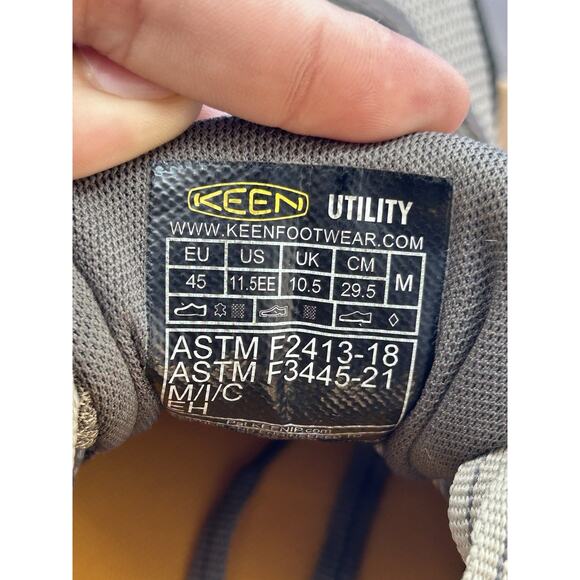 KEEN Utility Men's Reno Low Height Comp Toe Flexible Waterproof Work Shoe 11.5EE - Picture 6 of 7